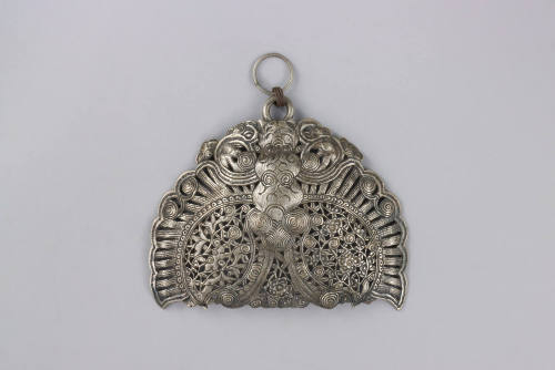 Clothing Ornament, 19th to 20th Century
Bai culture; Yunnan, Guizhou, or Hunan Province, China…