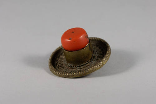 Hair Ornament, 20th Century
Khampa culture; Kham Province, Tibet Autonomous Region
Metal and …