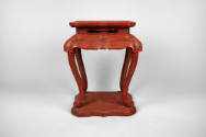 Cinnabar Incense Stand, Qianlong reign (1736-1795)
China
Wood, resin, and pigment; 17 3/4 × 1…