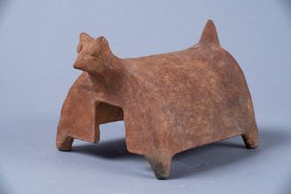 Dog Figure, 200 BCE - 400 CE
Colima Shaft Tomb peoples; Colima, Mexico
Ceramic; 4 3/8 × 5 × 7…