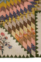 Star of Bethlehem Quilt with Chintz Cutout Appliqué, 1820s to 1830s
Virginia
Cotton; 97 1/2 ×…