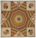 Star of Bethlehem Quilt with Chintz Cutout Appliqué, 1820s to 1830s
Virginia
Cotton; 97 1/2 ×…