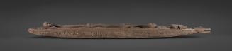 Spirit Canoe
20th Centure
Iatmul culture
Papua New Guinea
Wood and shell
Gift of Elaine Ir…