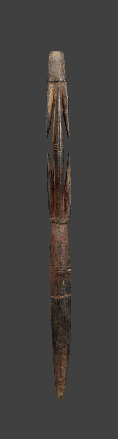 Digging Stick
20th Century
Wosera Abelam culture 
Papua New Guinea
Wood and pigment
Anonym…