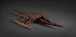 Model Canoe
19th Century
Fiji
Wood and plant fiber
Gift of Diana Springer, 2012.19.2
