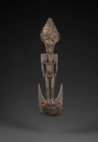 Suspension Hook
c. 1925
Iatmul culture
Papua New Guinea
Wood and plant fiber
Bowers Museum…